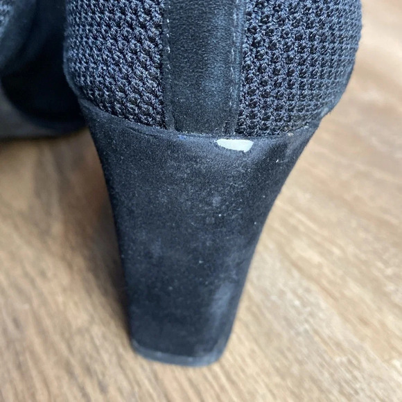 Eileen Fisher Marcy Suede Bootie with Stretch Knit size 6 - Picture 8 of 16